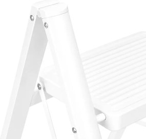 Skladacie schodíky EASYSTEP 3-stupňové biele