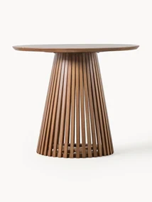 Okrúhly drevený jedálenský stôl Brookland, Ø 90 cm