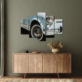 Obraz - Retro auto Fiat (150x105 cm)