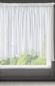 ZÁCLONA NA PÁSKE AGA3 400X145 CM BIELA