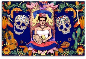 Gario Obraz na plátne Frida Kahlo Los Muertos Rozmery: 90 x 60 cm