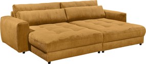 XXXLutz VEĽKÁ POHOVKA, textil, kompozitné drevo, žltá MID.YOU - Sedačky - 002220033610