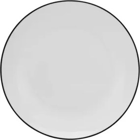 Dezertný tanier Luna Black Line 20 cm, biely%