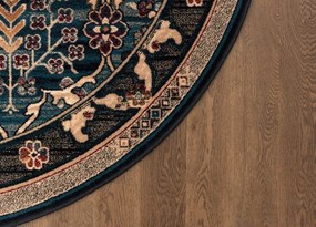 Koberec Agnella Isfahan Amara smaragdový kruh