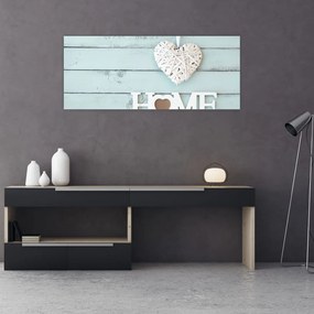 Obraz - I love home (120x50 cm)