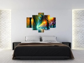 Obraz - Nočná prechádzka (150x105 cm)
