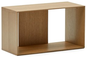 Modulárny policový systém v dekore duba v prírodnej farbe 67x38 cm Litto – Kave Home