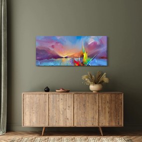Obraz - Západ slnka (120x50 cm)