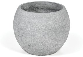 Kvetináč L 46 x 46 x 40 cm, cement, sivá