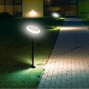 LED Nastaviteľná solárna lampa GARDEN LED/8W/5V 60-129 cm 4000K IP65 2000 mAh