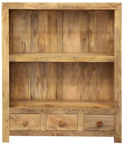 furniture-nabytek.cz - Knihovna z masivu 100x120x35 z dřeva mango