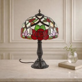 Brilagi - Tiffany vitrážová stolná lampa GARLAN 1xE27/40W/230V