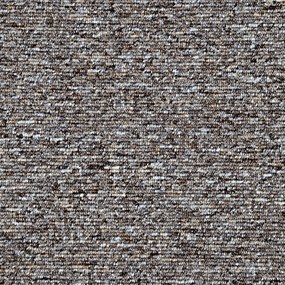 Timzo, Koberec metráž Mammut 8026 steel, na mieru, šíře 4m, šedá, ab (mriežka), chodba / predsieň