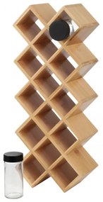 Stojan na koreniny BAMBOU drevený 892757
