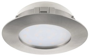 EGLO Zápustné kúpeľňové bodové LED svietidlo PINEDA, strieborné