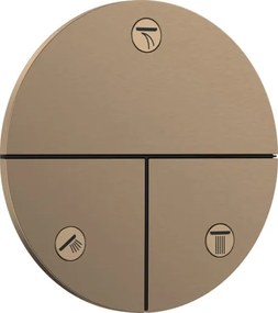 Hansgrohe ShowerSelect Comfort S ventil bez podomietkového telesa kartáčovaný bronz 15558140
