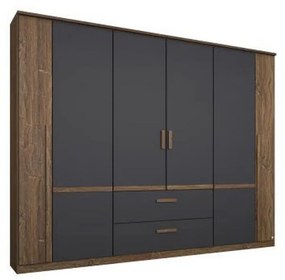 XXXLutz SKRIŇA S OTOČNÝMI DVERAMI, 226/212/56 cm - Skrine - 000380056108