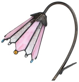 Lampa do spálne Tiffany 17*48 PINK
