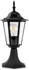 Záhradná stojaca lampa LIGURIA-LT 1xE27 nízka 42cm čierna - GOLDLUX (Polux)