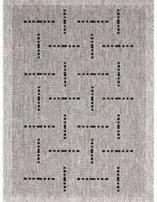 Spoltex Kusový koberec Floorlux silver/black 20008, 80 x 150 cm