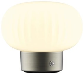 LED Stmievateľná dotyková stolná lampa LATTE LED/1,8W/5V USB 2000 mAh chróm/biela