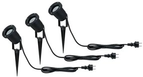 Paulmann 98897 - SADA 3xLED GU10/3,5W IP65 Vonkajšia lampa 230V