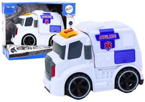 LEAN TOYS Sanitka, zvuky, svetlá - biela