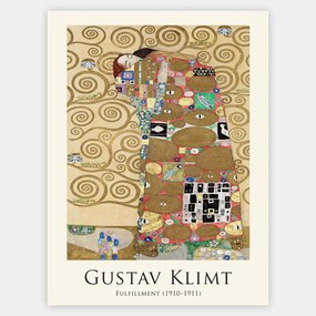 Plagát Fulfillment | Gustav Klimt
