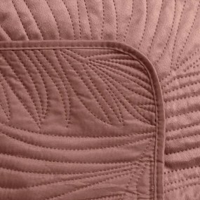Dekorstudio Luxusný zamatový prehoz na posteľ LUIZ4 v ružovej farbe Rozmer prehozu (šírka x dĺžka): 220x240cm