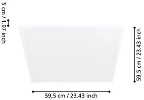 Eglo 98418 - LED Stropné svietidlo so senzorom SALOBRENA-M LED/34W/230V