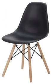 Sammer Kuchynská stolička v čiernej farbe 45x43x85 cm DC409 čierna