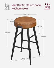 Set štyroch barových stoličiek EKHO LBC280K01