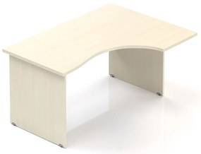 Ergonomický stôl Visio 140 x 100 cm, pravý, javor