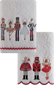 XXXLutz SADA UTERÁKOV PRE HOSTÍ, 40/60 cm, viacfarebná X-Mas - Kúpeľňový textil - 006792017301