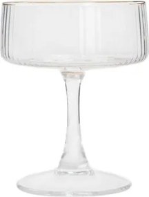 Pohár LYNN so zlatým okrajom 725791 240 ml