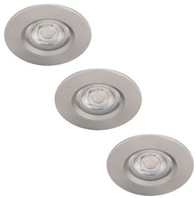 Philips - SADA 3x LED Stmievateľné kúpeľňové svietidlo LED/5W/230V 2700K IP65
