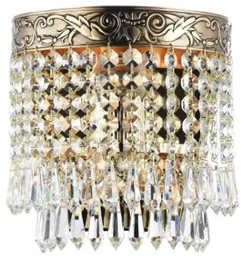 Maytoni DIA890-WL-01-G - Nástenné svietidlo PALACE 1xE27/60W/230V