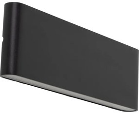 LED Vonkajšie nástenné svietidlo ARWENA 2xLED/12W/230V IP54 čierna