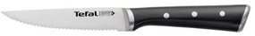 Tefal - SADA 4 ks nerezových steakových nožov ICE FORCE 11 cm chróm/čierna