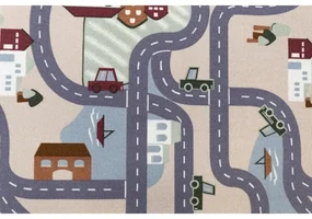 Vopi Detský kusový koberec Scanroad, 80 x 150 cm