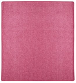 Vopi, Kusový koberec Eton ružový 11 štvorec, 150x150, ružová, kuchyňa