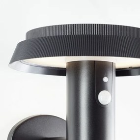 Brilliant - LED Solárne nástenné svietidlo so senzorom ALVERO LED/4W/3,7V IP44