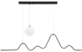 Toolight Toolight, LED závesné osvetlenie 120cm, 36W, 3000K, LHJ033-CP, čierna matná, OSW-60020