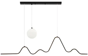 Toolight Toolight, LED závesné osvetlenie 120cm, 36W, 3000K, LHJ033-CP, čierna matná, OSW-60020
