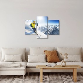 Obraz - Lyžiar (90x60 cm)