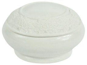 Biela porcelánová miska s viečkom BAKJA