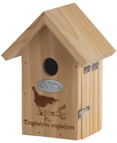 Búdka pre vtákov z masívnej borovice Esschert Design Troglodytes