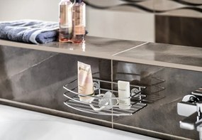 Aqualine Aqualine, Chrom LINE drôtená polica jednoduchá, chróm, 37004