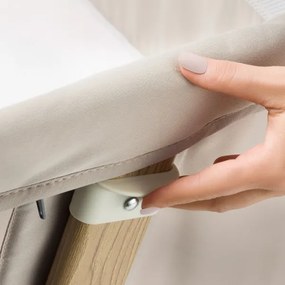 Lionelo - Detská postieľka 5v1 THOMI PLUS piesková