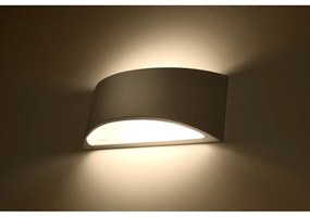 Biele nástenné svietidlo Nice Lamps Farina